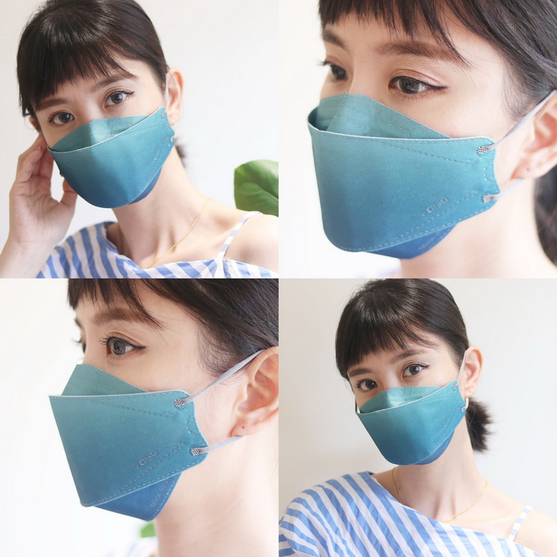 佑合4D醫療口罩 - 藍洞漸層